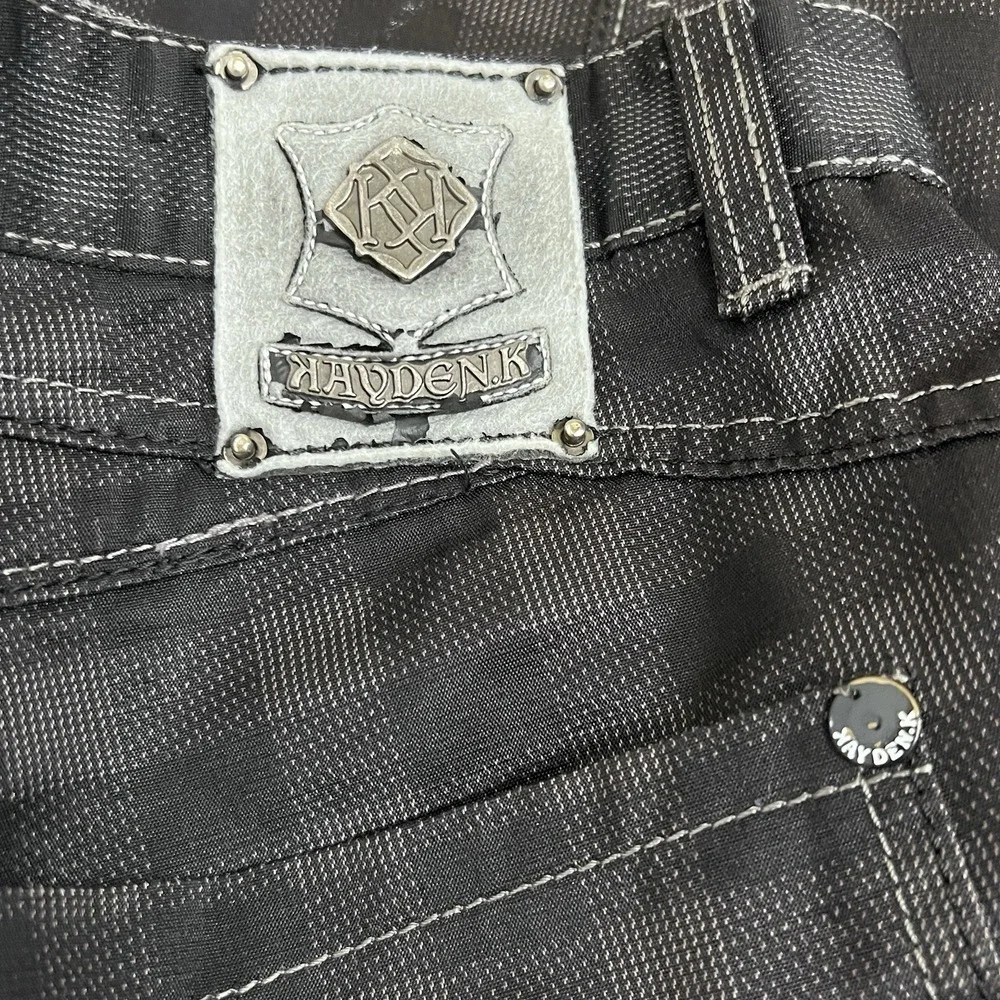 Kayden K California Plaid Jeans Skinny‎ Checker Men 36x30 Excellent Condition